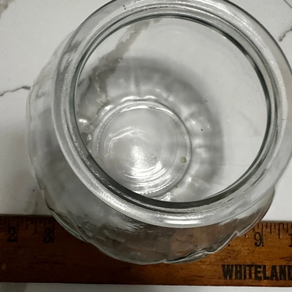 Vintage Glass Pumpkin Jar - Picture 2 of 5